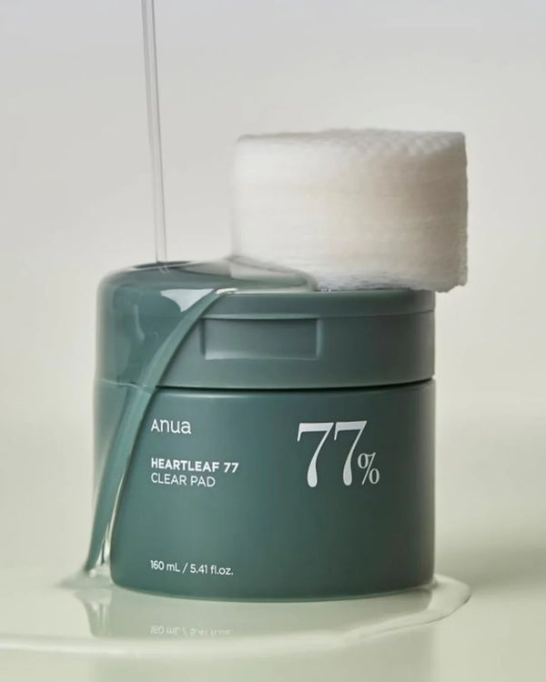 Anua Heartleaf 77% Clear Pad – Soothing & Hydrating Toner Pads